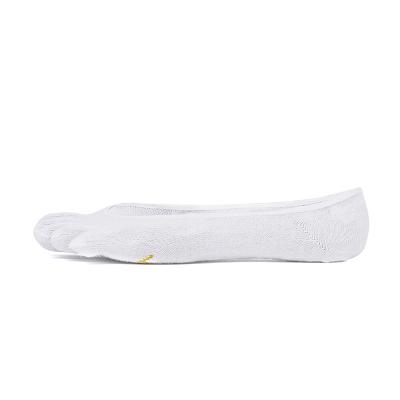 Men's Vibram 5TOE Ghost Socks White | AUK07