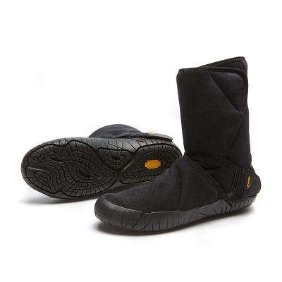 Men's Vibram Furoshiki Eastern Traveler Classic Shearling Mid Boots Black | AUH56
