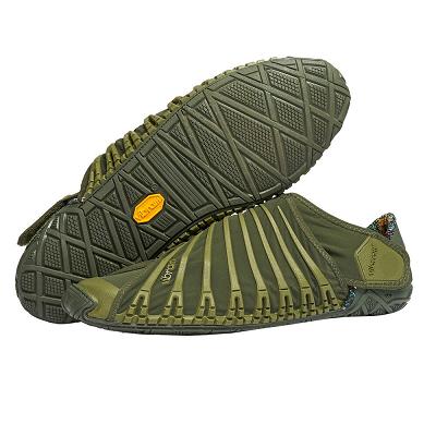 Men's Vibram Furoshiki Shoes Olive | AUD32