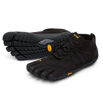 Men's Vibram V-Trek Hiking Shoes Black | AUM18