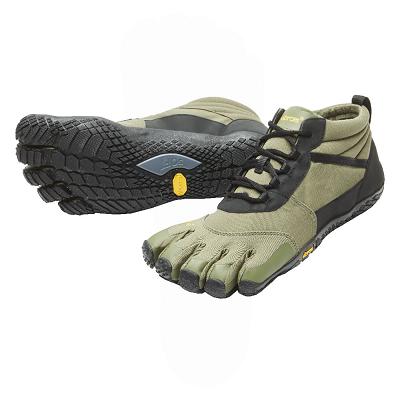 Men's Vibram V-Trek Insulated Hiking Shoes Black | AUQ43