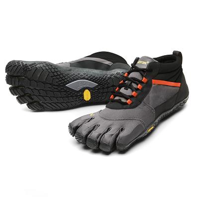 Men's Vibram V-Trek Insulated Trail Running Shoes Black / Grey / Red | AUE24