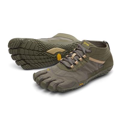 Men's Vibram V-Trek Trail Running Shoes Dark Grey | AUK85