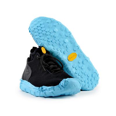Men's Vibram WRAP TECH Blue Shoes Black / Blue | AUT53