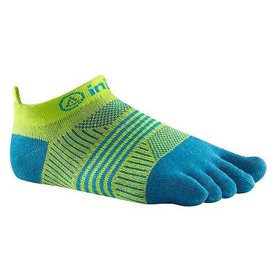 Women's Vibram Injinji W's Run Lightweight Socks Green / Turquoise | AUF12
