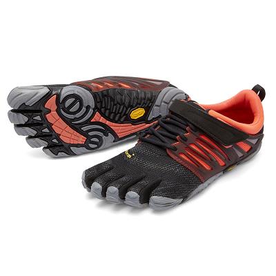 Women's Vibram V-Train Training Shoes Black / Coral / Grey | AUV66